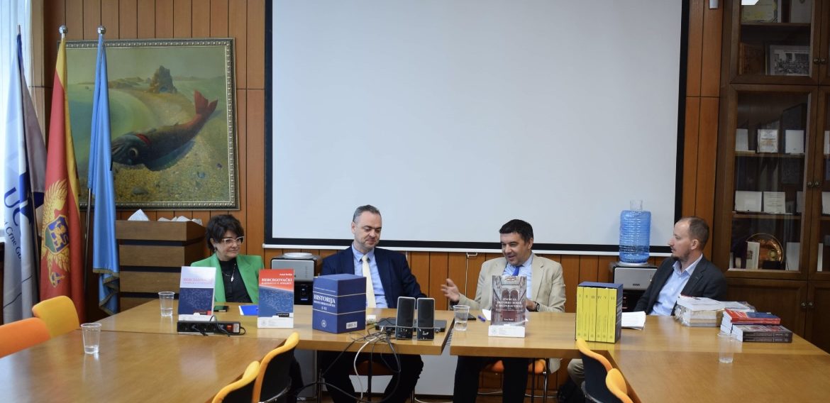 Izdanja Instituta za historiju UNSA promovisana na Filozofskom fakultetu Univerziteta Crne Gore u Nikšiću