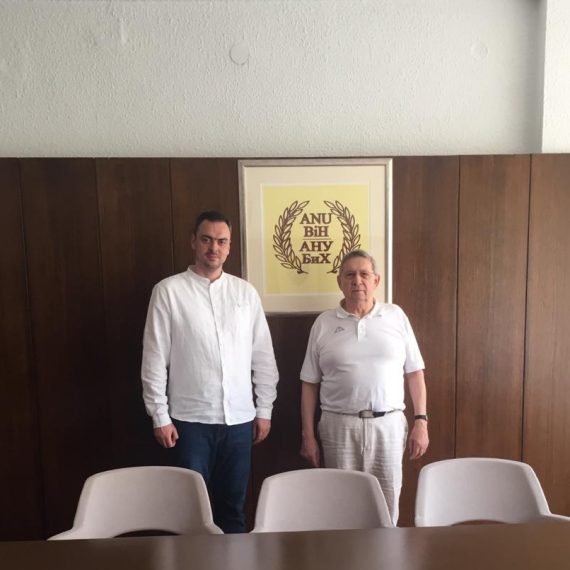 Dr. Sedad Bešlija posjetio predsjednika ANU BiH