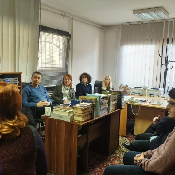 Mr. Božena Miljić u posjeti Institutu za historiju