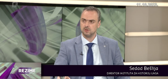 Direktor Instituta za historiju dr. Sedad Bešlija gostovao u emisiji “Rezime” Federalne TV