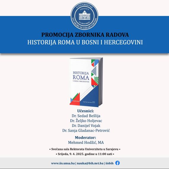 Promocija Zbornika radova “Historija Roma u BiH”