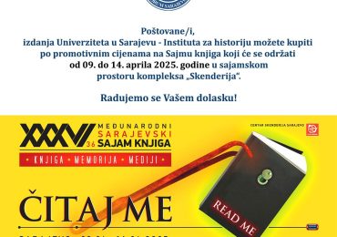 Izdanja Instituta za historiju na Sajmu knjiga u Skenderiji