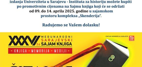 Izdanja Instituta za historiju na Sajmu knjiga u Skenderiji