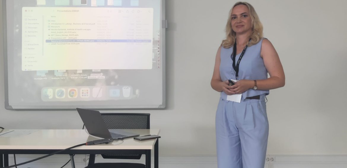Fatima Išerić, sekretar Instituta za historiju boravila je na Erasmus International Week, u Portugalu