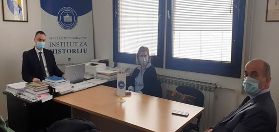 Ministrica za nauku, visoko obrazovanje i mlade KS i Rektor UNSA u posjeti Institutu za historiju
