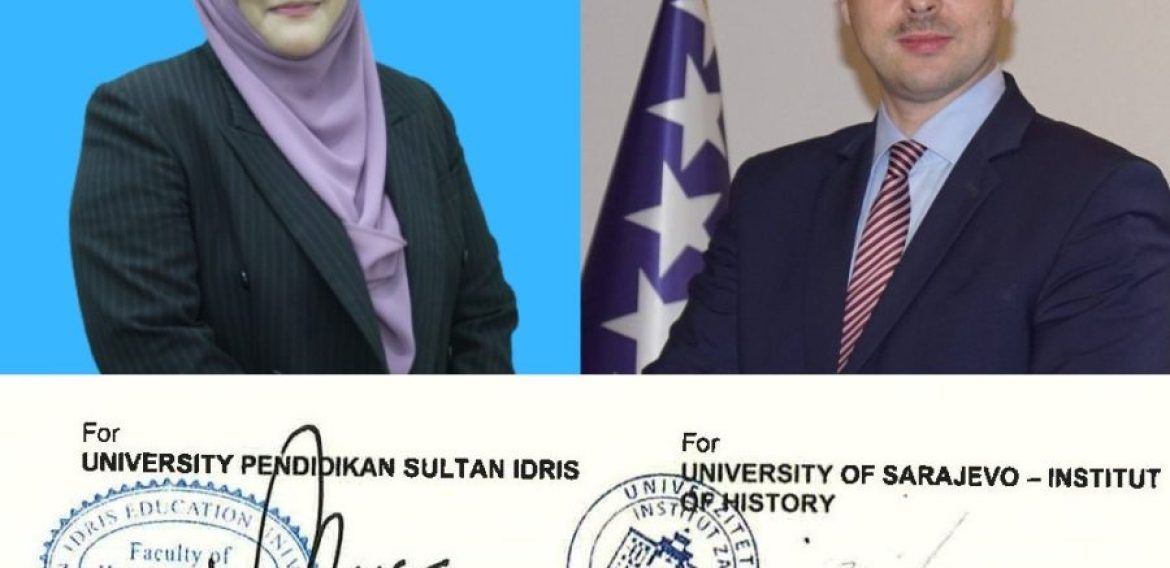 Potpisan Sporazum o saradnji Instituta za historiju i Fakulteta za humanističke nauke Univerziteta Pendidikan Sultan Idris iz Malezije