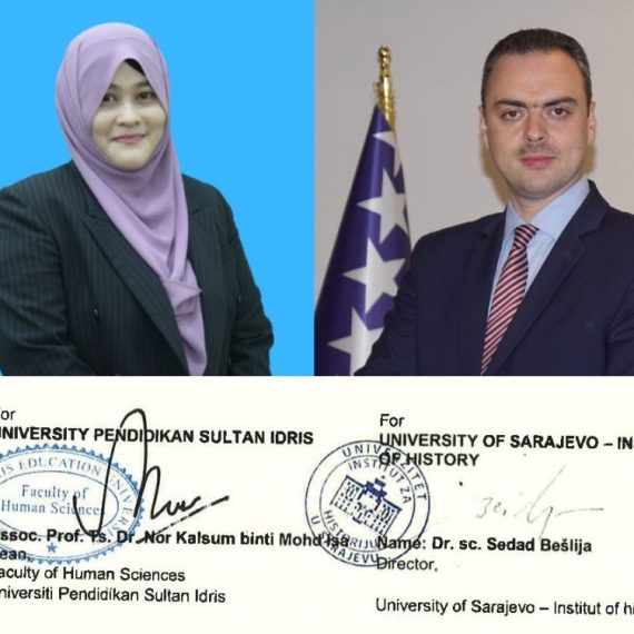 Potpisan Sporazum o saradnji Instituta za historiju i Fakulteta za humanističke nauke Univerziteta Pendidikan Sultan Idris iz Malezije