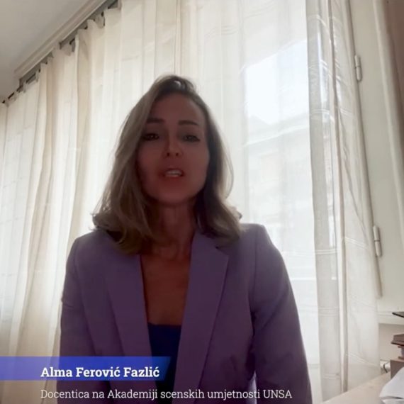 Docentica Akademije scenskih umjetnosti Alma Ferović Fazlić uz „Historiju BiH“