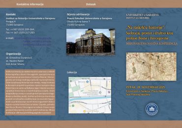 „Na raskršću historije“: Saobraćaj, prostor i društvo kroz prošlost Bosne i Hercegovine