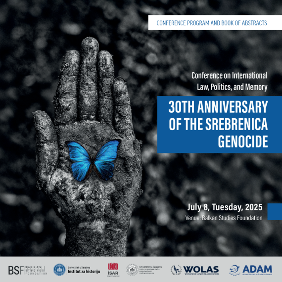 Institut za historiju suorganizator međunarodne konferencije pod nazivom „Međunarodno pravo, politika i sjećanje: 30. godišnjica genocida u Srebrenici.”