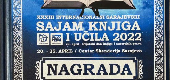 Institutsko izdanje nagrađeno na sarajevskom “Sajmu knjiga i učila 2022”