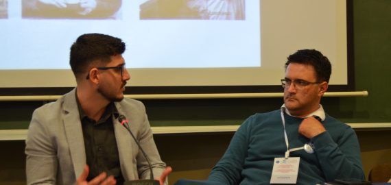 Ajdin Muhedinović, viši stručni saradnik, učesnik radionice u sklopu naučne konferencije povodom obilježavanja 75 godina od osnivanja Odsjeka za historiju Filozofskog fakulteta u Sarajevu