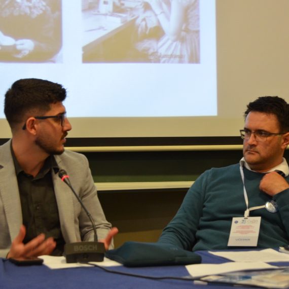 Ajdin Muhedinović, viši stručni saradnik, učesnik radionice u sklopu naučne konferencije povodom obilježavanja 75 godina od osnivanja Odsjeka za historiju Filozofskog fakulteta u Sarajevu
